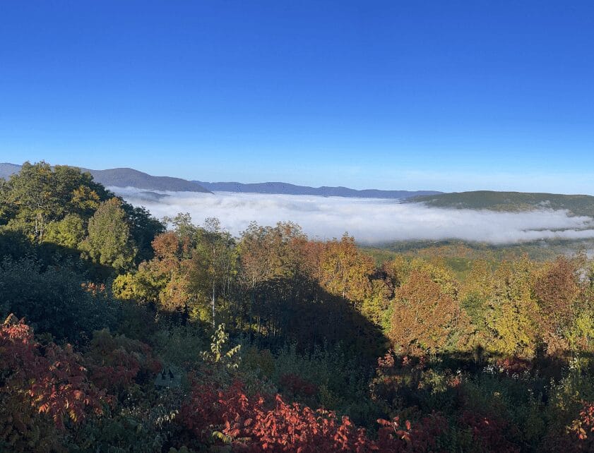 Fog over the Berkshires