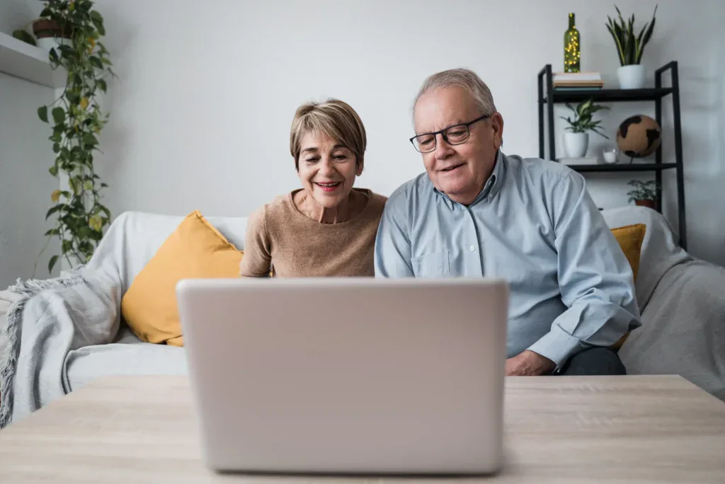 a couple explores how to host a virtual memorial service