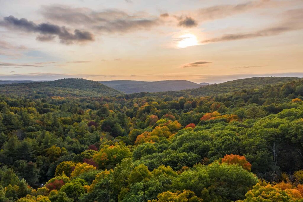 aerial view of directions to litchfield hills