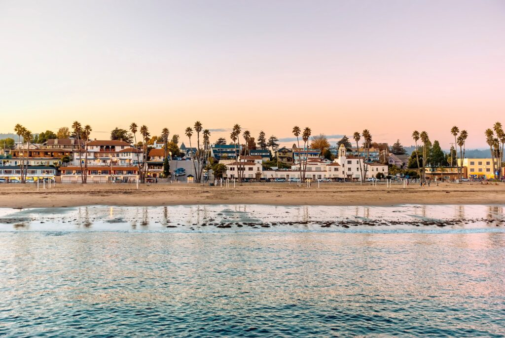 Evening in Santa Cruz, California